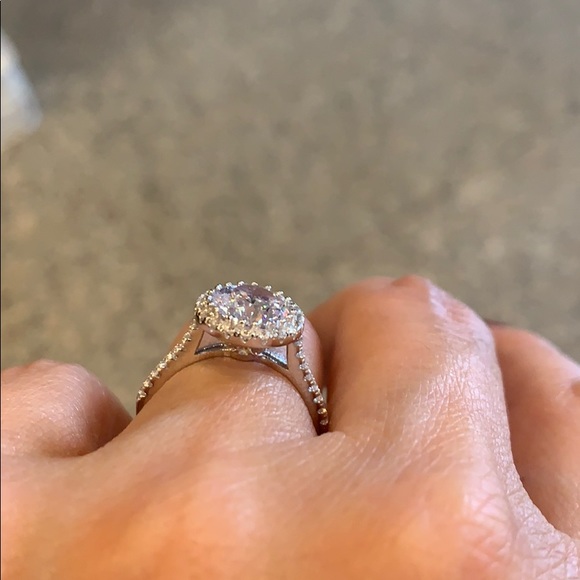 2ct Solitaire Round Engagement Ring size 10 - Picture 4 of 8